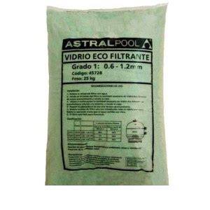 medio filtrante de vidrio reciclado AstralPool
