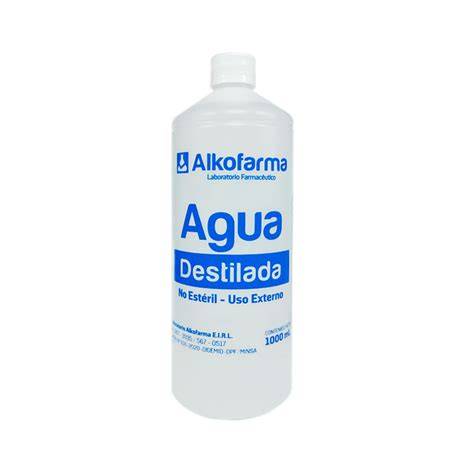 agua destilada apirógena frasco 100 ml