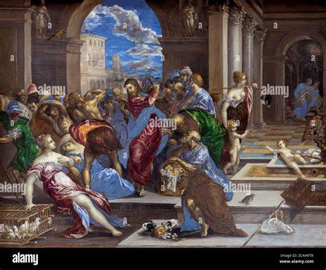 El Greco La purificación del templo 1570
