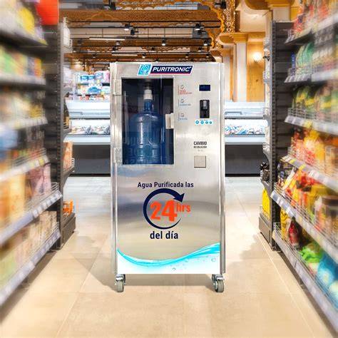 Despachador vending de agua autoservicio