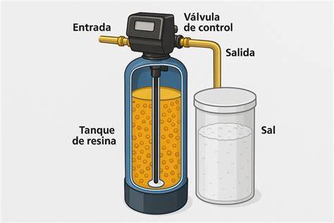 sal para descalcificador de agua