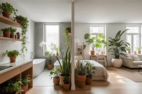 plantas de interior distribuidas por habitación