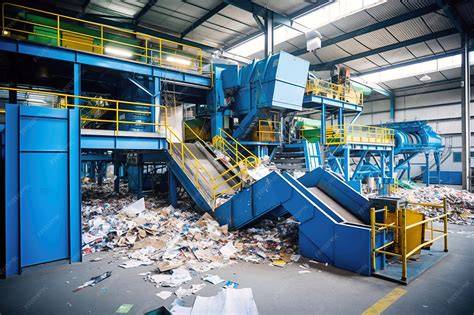 Planta de clasificación y reciclaje de residuos