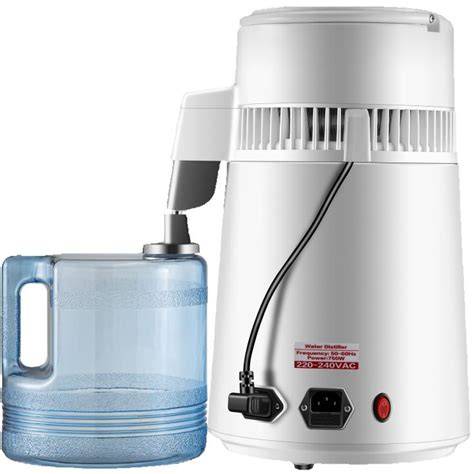 Destiladora de agua con tanque y filtro carbono