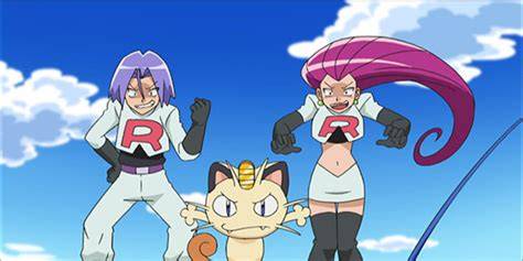 Team GO Rocket invadiendo una Poképarada