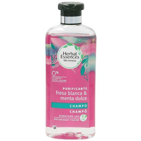 Champú Herbal Essences fresa menta aloe