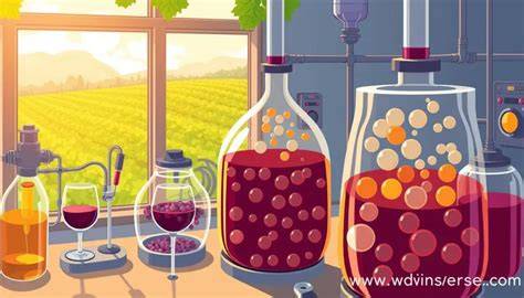 Partículas en suspensión durante fermentación del vino