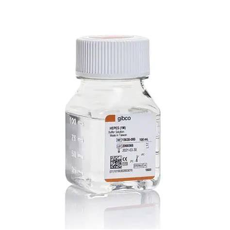 Frasco HEPES Gibco para cultivo celular