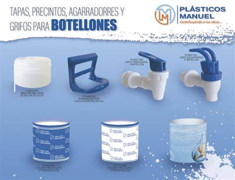 Grifos blancos para botellones de agua