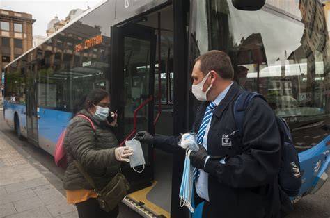 Mascarillas obligatorias en transporte público