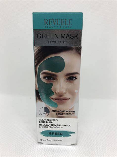 Mascarilla facial de arcilla verde Revuele