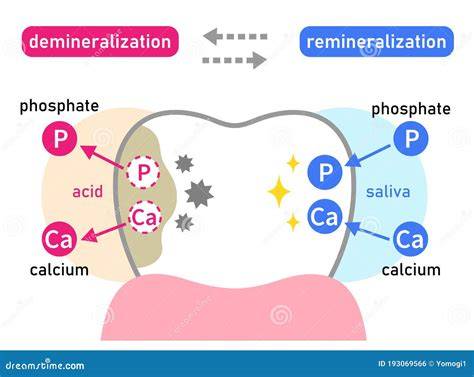 proceso de desmineralización del esmalte