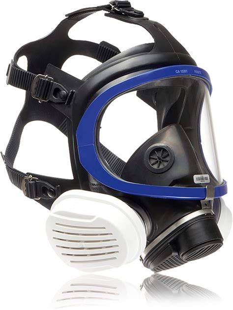 Máscara completa Dräger con filtros laterales