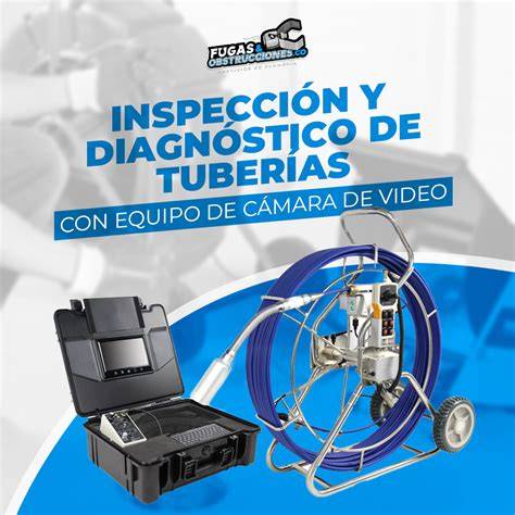 inspección de tuberías con cámara