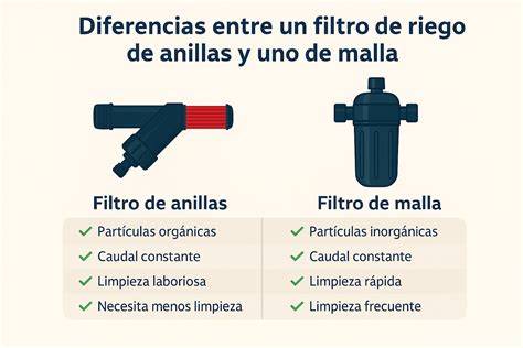 Esquema de limpieza filtro de anillas