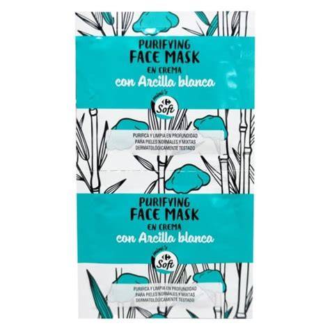 Mascarilla facial de arcilla Carrefour