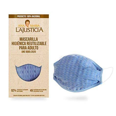 Mascarilla higiénica cubriendo nariz boca barbilla