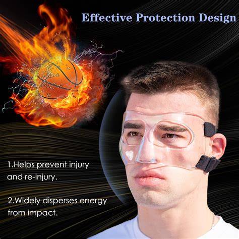 Protector facial deportivo para nariz