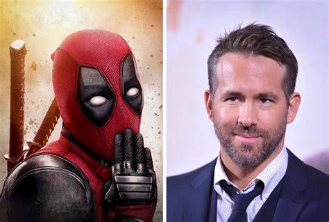 Ryan Reynolds como Deadpool durante rodaje