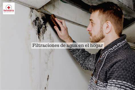 Filtraciones de agua entre viviendas colindantes