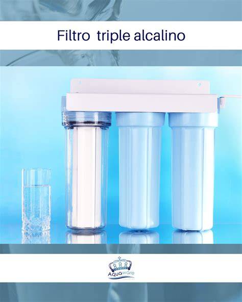 Esquema de triple filtro para purificador