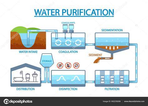 Proceso de purificación del agua