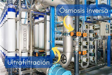 Estación de regeneración de agua ultrafiltración ósmosis