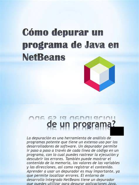depuración paso a paso en NetBeans