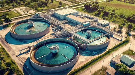 Planta industrial de filtración de agua manantial