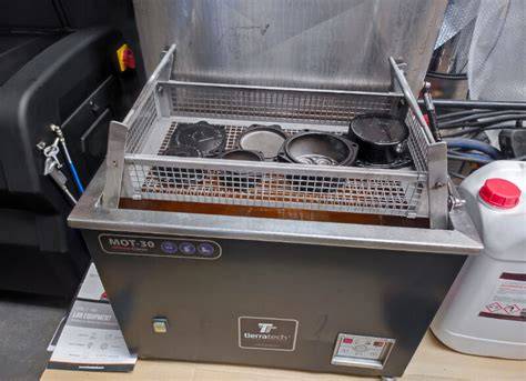 Proceso de limpieza DPF por ultrasonidos
