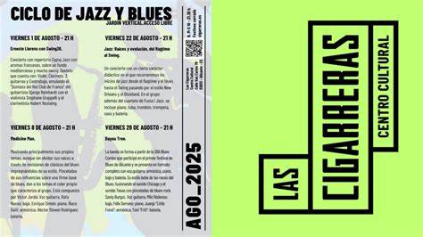Concierto de blues y jazz Las Cigarreras Alicante