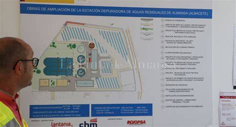 Ubicación de la depuradora de Almansa