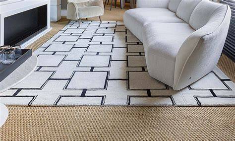 Alfombras exteriores con patrones geométricos