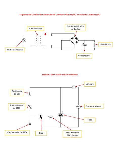 Esquema de corriente para gamba filtradora