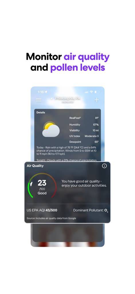 Aplicación móvil para monitorizar calidad del aire