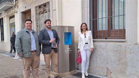 Fuente pública de agua filtrada en Ibiza ciudad