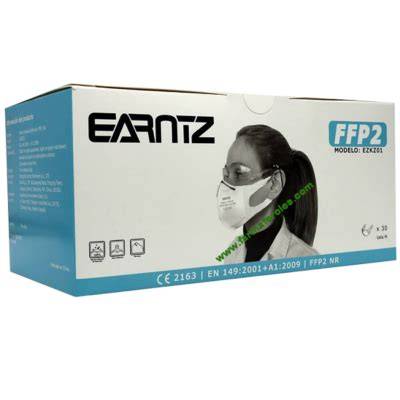 Mascarilla FFP2 Earntz EZKZ01 plegada