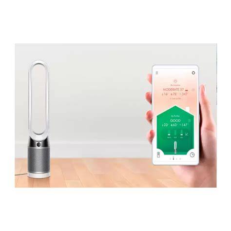 Purificador Dyson con pantalla LCD aplicación