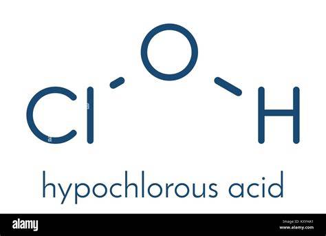 estructura molecular del hipoclorito potasio