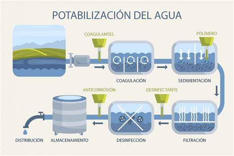 Proceso de potabilización del agua