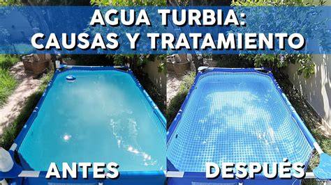 protocolo para limpiar agua turbia piscina
