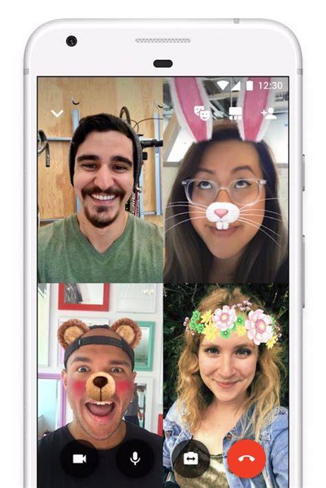 Filtros de Messenger durante videollamada