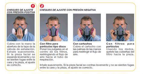 Colocación y prueba de ajuste de mascarilla