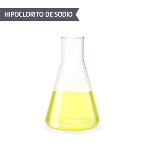 Hipoclorito de sodio líquido amarillo verdoso