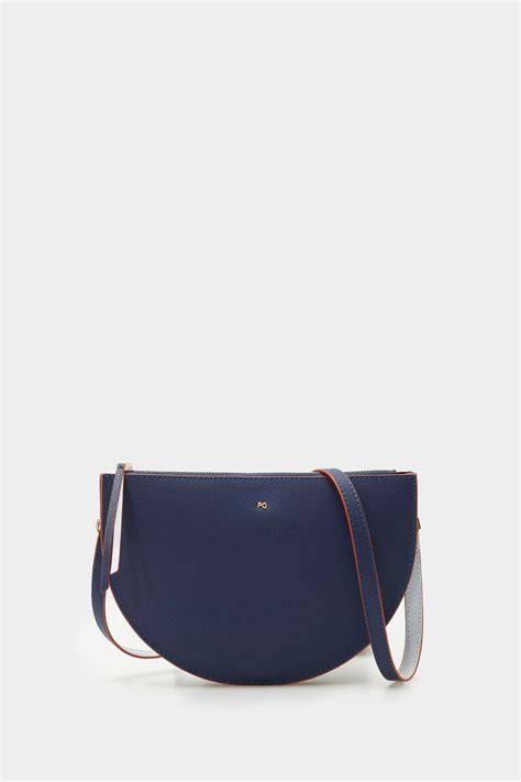 Bolso bandolera azul Mod Purificación García