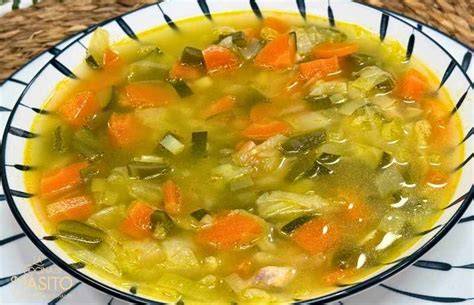 sopa depurativa de verduras casera