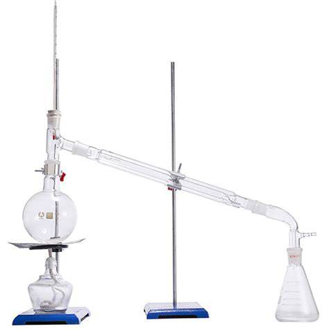 Destilador de agua de laboratorio con condensador