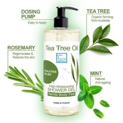 Gel limpiador facial con árbol de té
