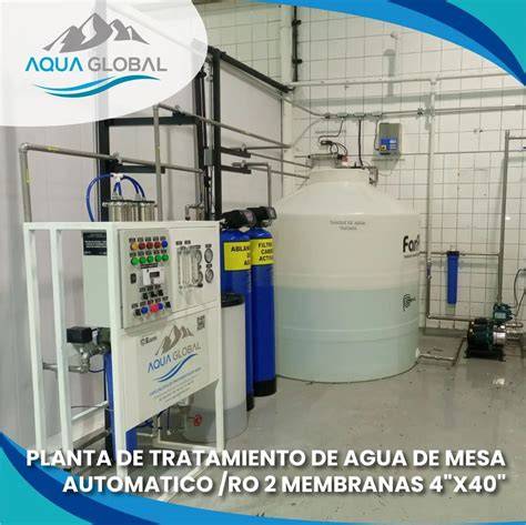 Planta de tratamiento de agua embotellada
