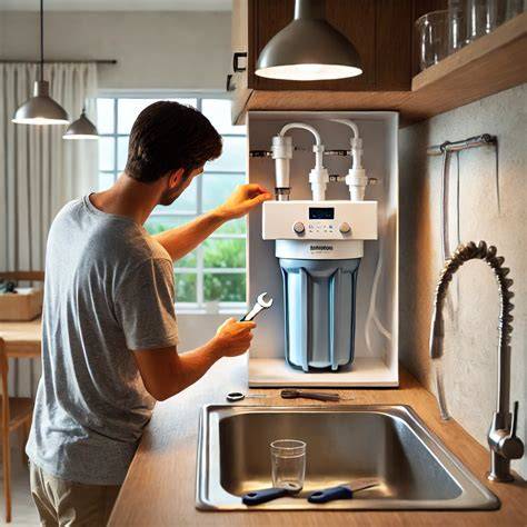 Filtro de agua potable bajo fregadero